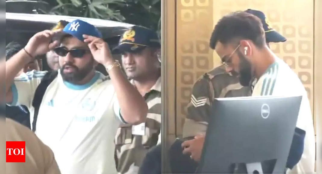 Team India star players including Rohit Sharma and Virat Kohli head to Dubai for Champions Trophy